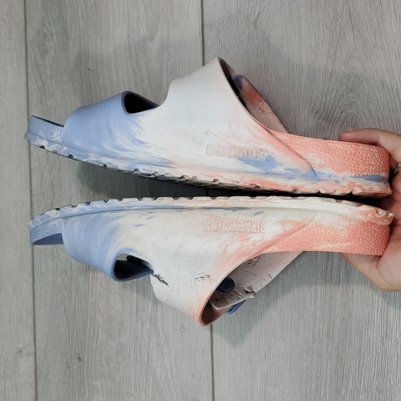 Birkenstock Women Arizona EVA Multicolor Sandals Flats shoes sz 38/7 - Picture 6 of 12